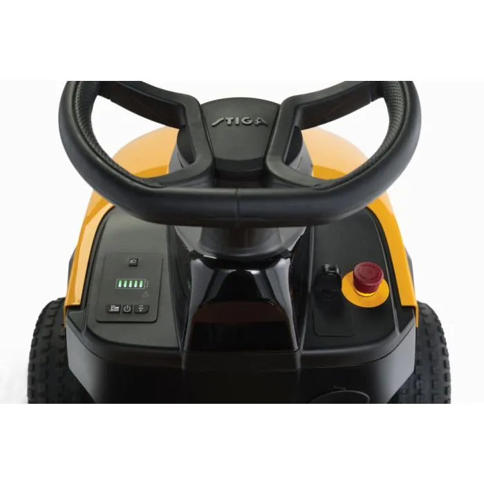 Stiga Tornado 398e Accu tuintractor4